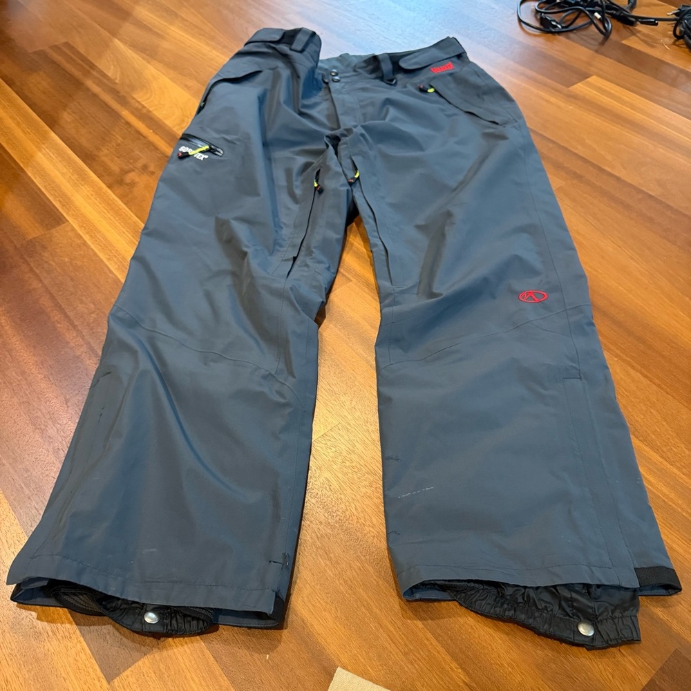 Marker Gore-Tex Ski Snowboard Pants XL Waterproof Snow Pants Gray Men’s READ